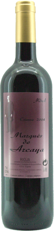 Marqus de Arcaya - crianza 2004