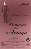 Marqus de Arcaya - crianza 2004