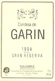 Condesa de Garin. Gran reserva 1994